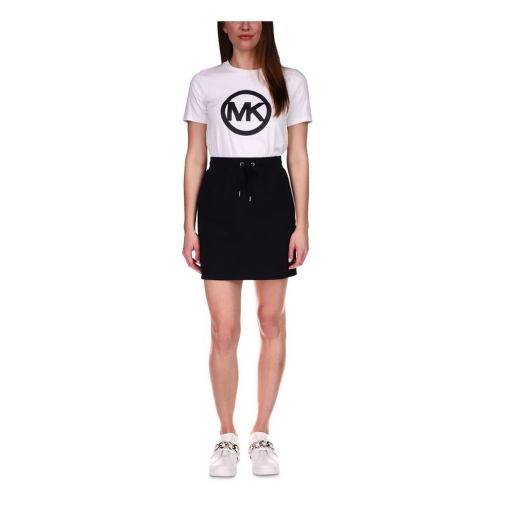 MICHAEL MICHAEL KORS Womens Black Mini Pencil Skirt L